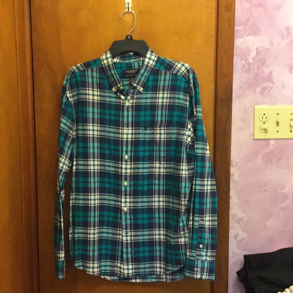 Plaid long sleeve shirt